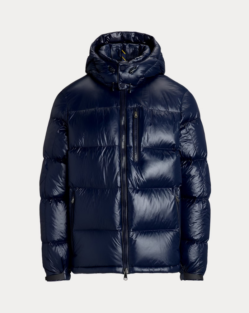 Herren-Daunenjacke in Premium-Glanzoptik®