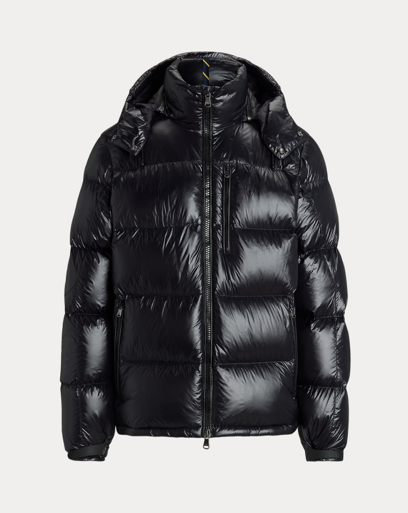 Herren-Daunenjacke in Premium-Glanzoptik®