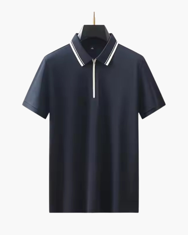 The Ridgeway Zip Polo